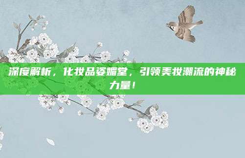 深度解析，化妆品姿媚堂，引领美妆潮流的神秘力量！