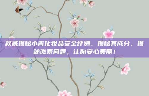 权威揭秘小青化妆品安全评测,揭秘其成分,揭秘激素问题,让你安心美丽!