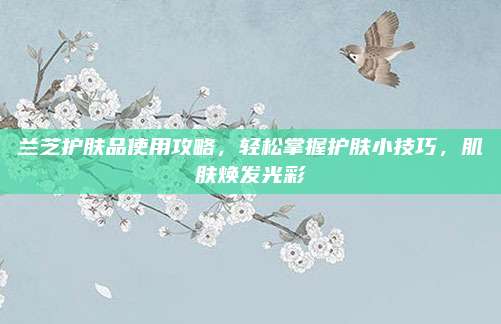 兰芝护肤品使用攻略,轻松掌握护肤小技巧,肌肤焕发光彩