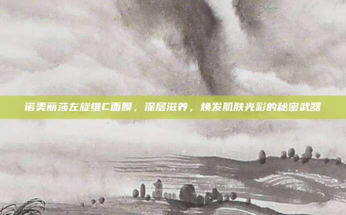 诺美丽莎左旋维C面膜，深层滋养，焕发肌肤光彩的秘密武器