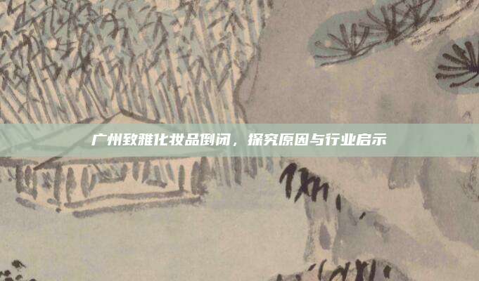 广州致雅化妆品倒闭，探究原因与行业启示