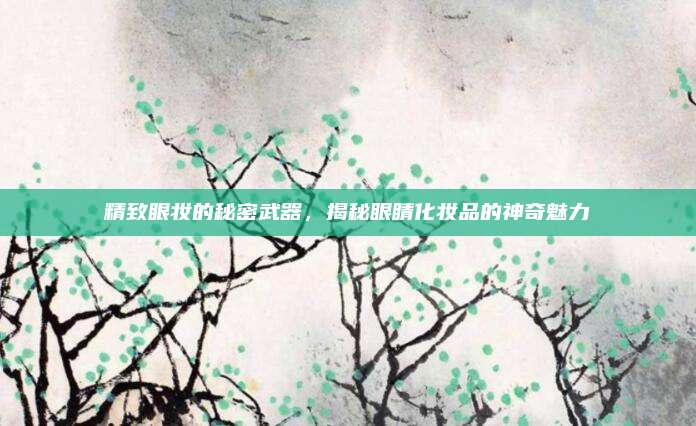 精致眼妆的秘密武器，揭秘眼睛化妆品的神奇魅力