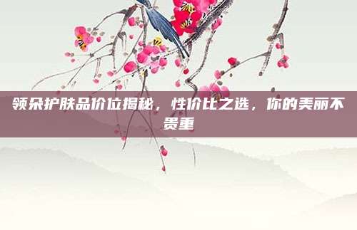 领朵护肤品价位揭秘，性价比之选，你的美丽不贵重
