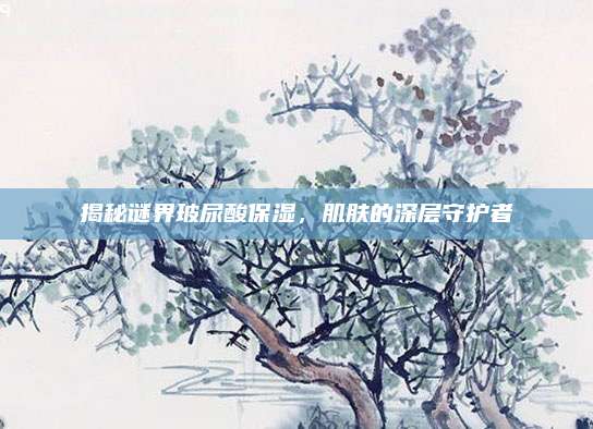 揭秘谜界玻尿酸保湿，肌肤的深层守护者
