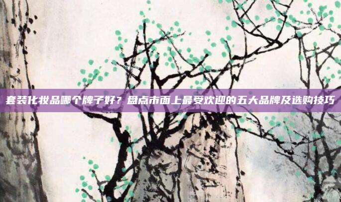 套装化妆品哪个牌子好?盘点市面上最受欢迎的五大品牌及选购技巧