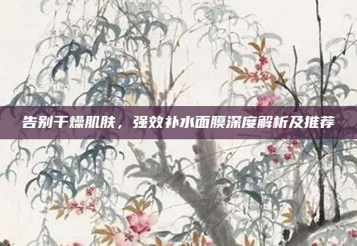 告别干燥肌肤,强效补水面膜深度解析及推荐