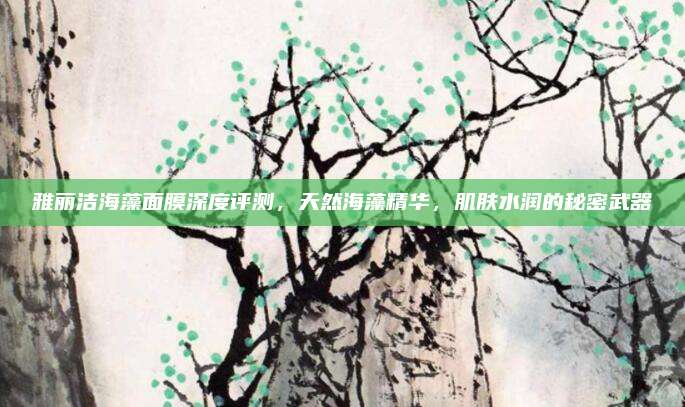 雅丽洁海藻面膜深度评测，天然海藻精华，肌肤水润的秘密武器