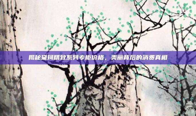 揭秘黛珂精致系列专柜价格，美丽背后的消费真相