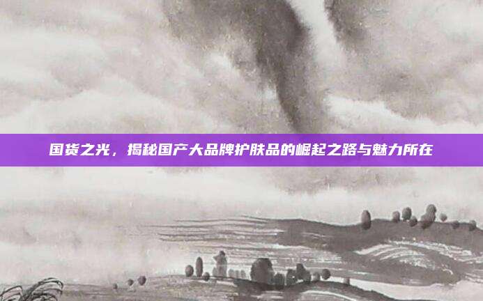 国货之光，揭秘国产大品牌护肤品的崛起之路与魅力所在