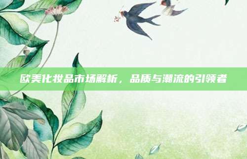 欧美化妆品市场解析，品质与潮流的引领者