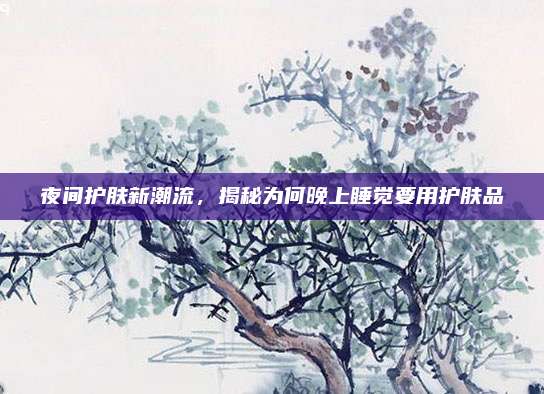 夜间护肤新潮流，揭秘为何晚上睡觉要用护肤品