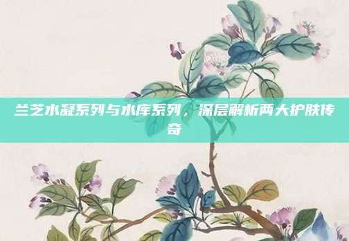 兰芝水凝系列与水库系列，深层解析两大护肤传奇