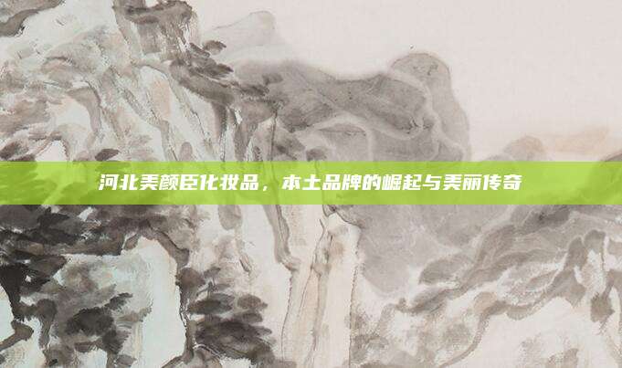 河北美颜臣化妆品，本土品牌的崛起与美丽传奇