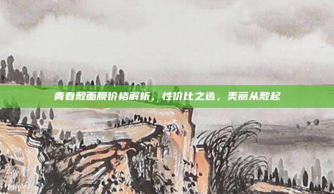 青春敷面膜价格解析，性价比之选，美丽从敷起