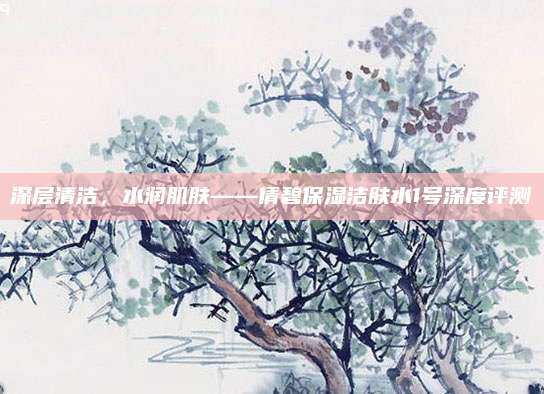 深层清洁，水润肌肤——倩碧保湿洁肤水1号深度评测