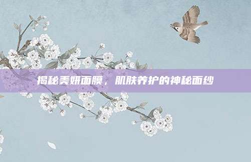 揭秘美妍面膜，肌肤养护的神秘面纱