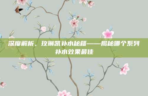 深度解析，玫琳凯补水秘籍——揭秘哪个系列补水效果最佳
