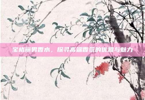 宝格丽男香水，探寻高端香氛的优雅与魅力