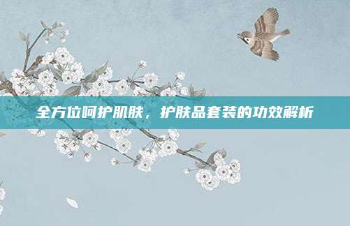 全方位呵护肌肤，护肤品套装的功效解析