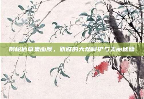 揭秘佰草集面膜,肌肤的天然呵护与美丽秘籍