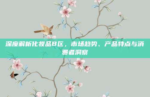深度解析化妆品B区，市场趋势、产品特点与消费者洞察
