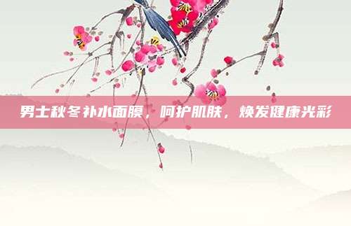 男士秋冬补水面膜，呵护肌肤，焕发健康光彩
