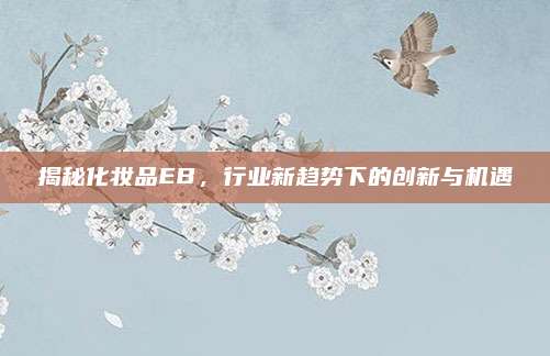 揭秘化妆品EB，行业新趋势下的创新与机遇