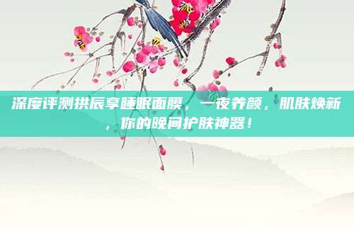 深度评测拱辰享睡眠面膜，一夜养颜，肌肤焕新，你的晚间护肤神器！