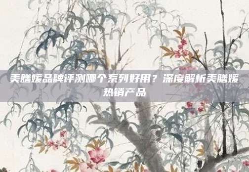 美膳媛品牌评测哪个系列好用？深度解析美膳媛热销产品