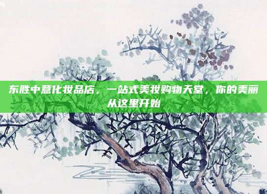 东胜中意化妆品店，一站式美妆购物天堂，你的美丽从这里开始