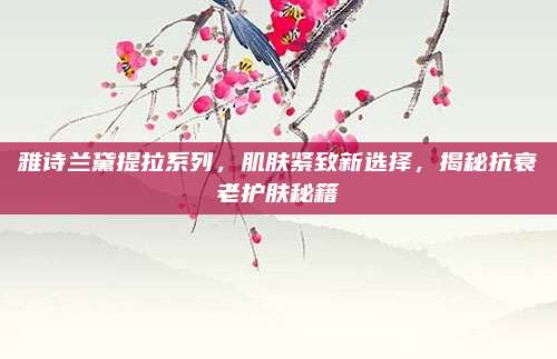雅诗兰黛提拉系列，肌肤紧致新选择，揭秘抗衰老护肤秘籍
