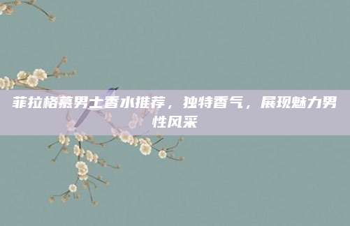 菲拉格慕男士香水推荐，独特香气，展现魅力男性风采