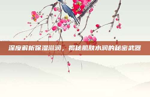 深度解析保湿滋润，揭秘肌肤水润的秘密武器