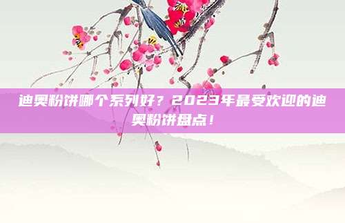 迪奥粉饼哪个系列好?2023年最受欢迎的迪奥粉饼盘点!