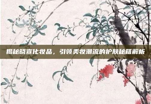 揭秘晓宣化妆品，引领美妆潮流的护肤秘籍解析