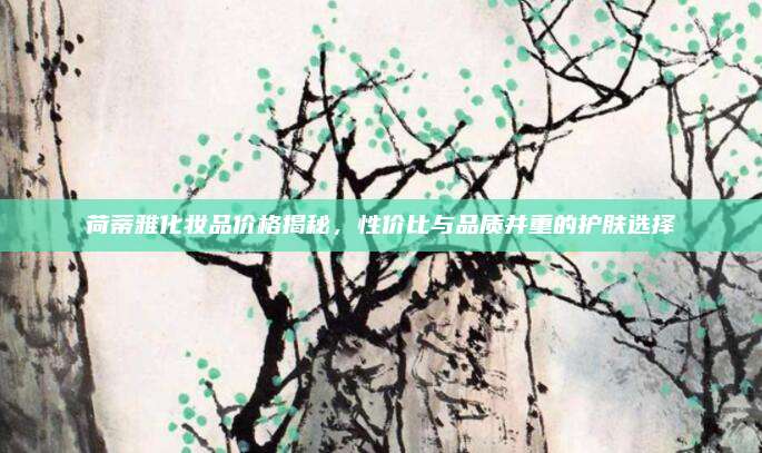 荷蒂雅化妆品价格揭秘，性价比与品质并重的护肤选择