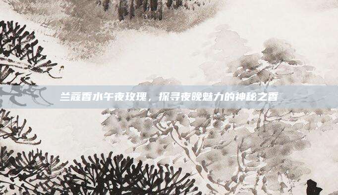 兰蔻香水午夜玫瑰，探寻夜晚魅力的神秘之香