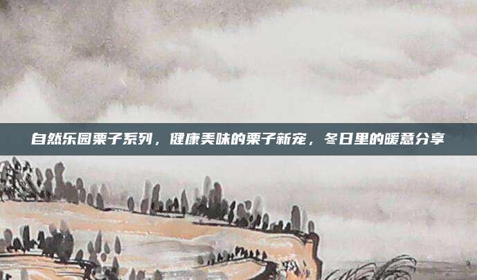 自然乐园栗子系列，健康美味的栗子新宠，冬日里的暖意分享