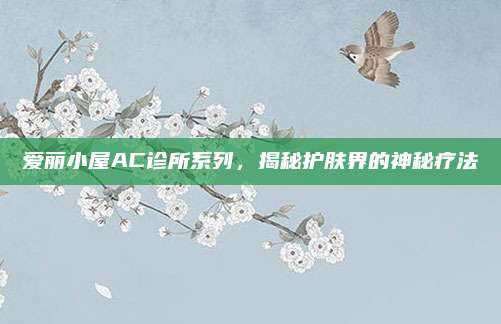 爱丽小屋AC诊所系列,揭秘护肤界的神秘疗法