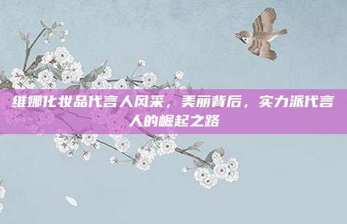 维娜化妆品代言人风采,美丽背后,实力派代言人的崛起之路