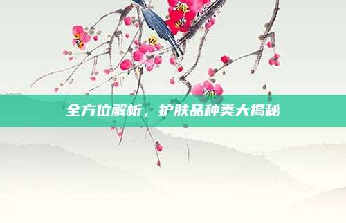 全方位解析，护肤品种类大揭秘