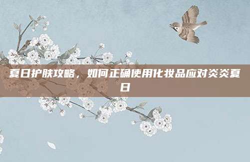 夏日护肤攻略,如何正确使用化妆品应对炎炎夏日