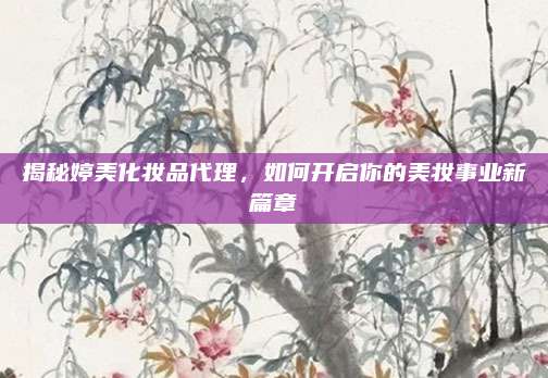 揭秘婷美化妆品代理,如何开启你的美妆事业新篇章