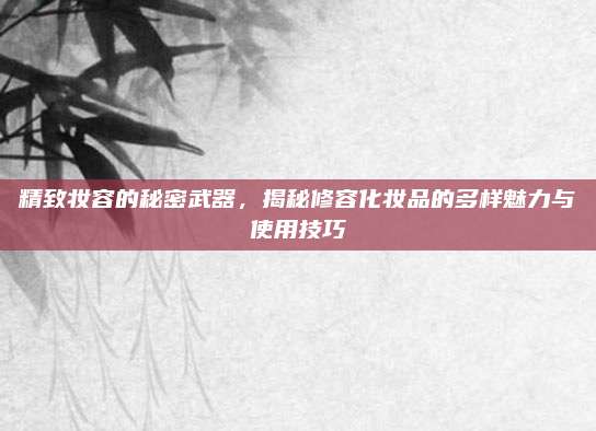 精致妆容的秘密武器,揭秘修容化妆品的多样魅力与使用技巧