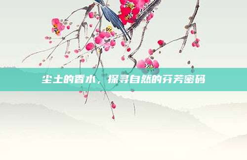 尘土的香水，探寻自然的芬芳密码