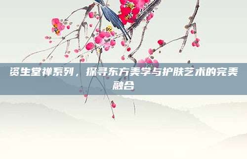 资生堂禅系列,探寻东方美学与护肤艺术的完美融合