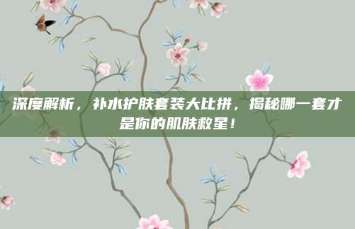 深度解析,补水护肤套装大比拼,揭秘哪一套才是你的肌肤救星!