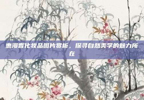惠漫香化妆品图片赏析，探寻自然美学的魅力所在