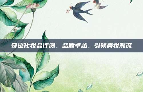 奇迹化妆品评测，品质卓越，引领美妆潮流