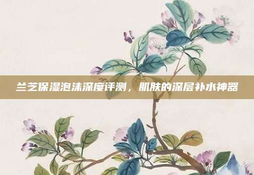 兰芝保湿泡沫深度评测，肌肤的深层补水神器